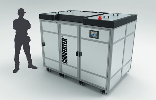Sistema de tratamiento de desechos para material peligroso - Converter® H400 - OMPECO SRL - para la industria farmacéutica / médicos / automático