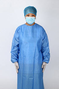 Bata desechable para paciente unisex - Debo.Ltd - impermeable