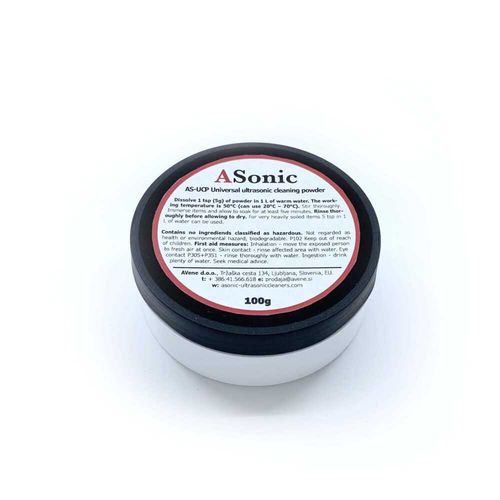 Detergente polvo - AS-UCP-100 - Asonic - para instrumental quirúrgico / para vidrio / para acero inoxidable