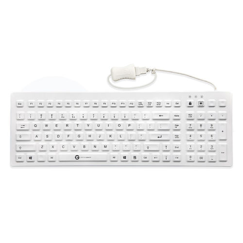 Teclado médico con teclas digitales - PRIME PRO KSI-U10200 - GETT Asia Ltd. - de silicona / impermeable / hermético