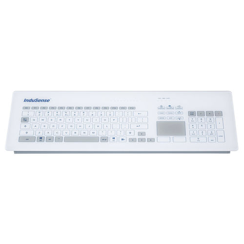Teclado de higiene - GLASS SURFACE KR23221 - GETT Asia Ltd. - hermético
