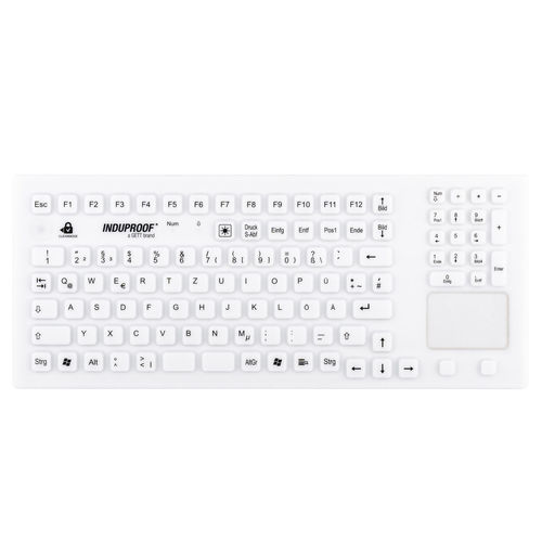 Teclado médico con alfombrilla táctil - TOUCH KG22205 - GETT Asia Ltd. - de silicona / USB / impermeable