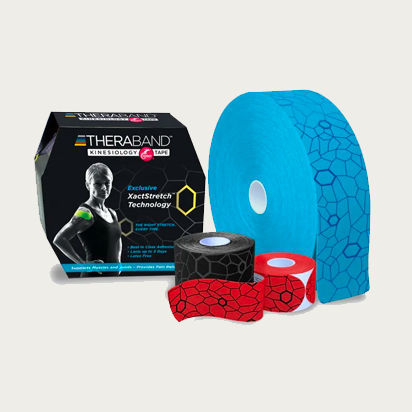 Venda neuromuscular - XactStretch™ - Theraband - elástica / de algodón / de látex