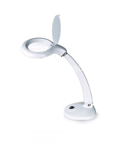 Lámpara para exploración led - LTM-30 - Promed - neón / de mesa / con lupa