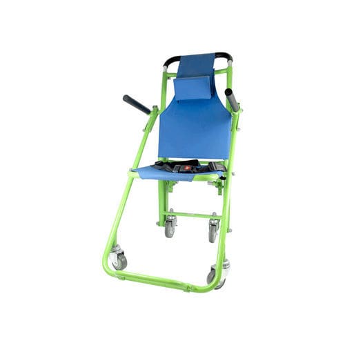 Silla de evacuación de exterior - EVACUSAFE - plegable / con ruedas / para personas con movilidad reducida