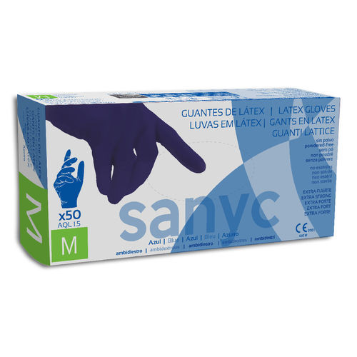 Guante de látex - 390 - Sanicen - médico / sin polvo / no estéril