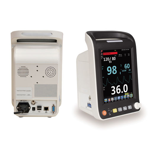 Monitor de paciente portátil - V8 Aquarius - Somo International - ECG / RESP / SpO2