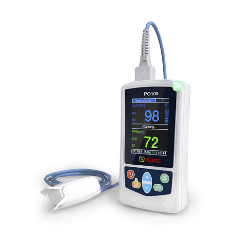 Pulsioxímetro portátil de mano - UT100 - Somo International - médico / alimentado por batería / USB