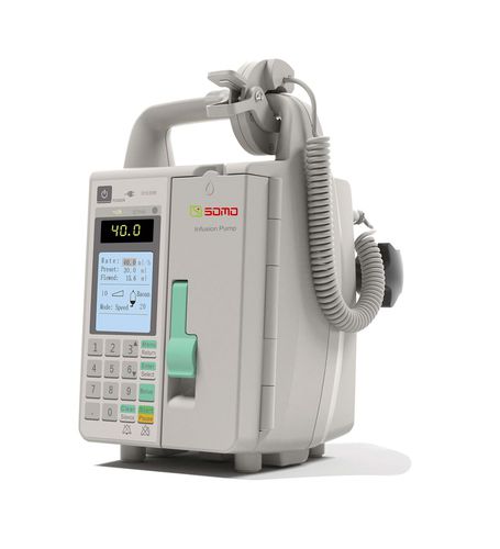 Bomba de infusión 1 vía - 1600V - Somo International - de emergencia / para la gestión del dolor / para la administración de medicamentos