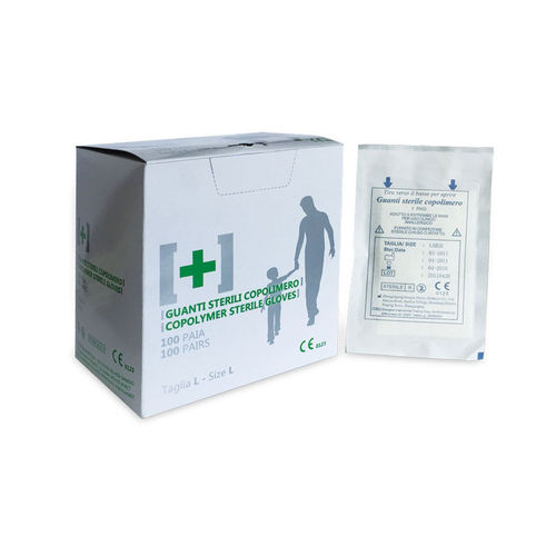 Guante de copolímero - 500073 - Pharmapiù srl - sin látex / médico / estéril