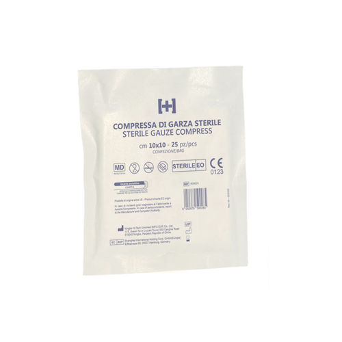 Compresa de gasa de algodón - 4000 series - Pharmapiù srl - estériles / absorbente