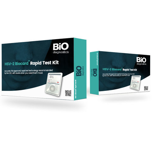 Prueba rápida de alergias - BioCard™  - Bio Diagnostics ltd - de virus del herpes simple / ELISA / CLIA