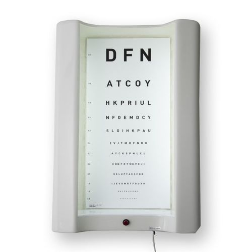 Tabla optométrica retroiluminada - Curemed Nordic