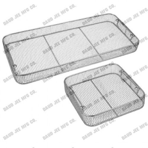 Recipiente de esterilización para instrumental - DJ-4401ER - DAUD JEE MFG. CO - perforado / de acero inoxidable / enrejado