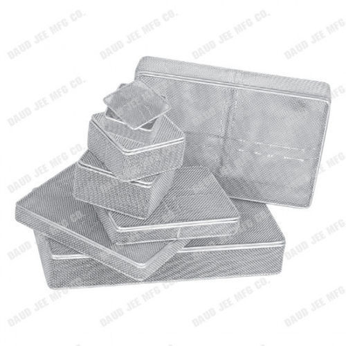 Recipiente de esterilización para instrumental - DJ-4344MMRL - DAUD JEE MFG. CO - perforado / de acero inoxidable / enrejado