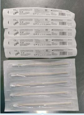 Hisopo para extracción de muestras - CoVaCa - vaginal / de algodón / caja de 100