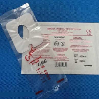 Bolsa de urostomía pediátrica - 60cc - CoVaCa