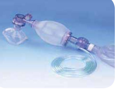 Insuflador manual para cuidados de urgencias - 21.02 series - QUIROSA, S.A - de silicona / de PVC / reutilizable