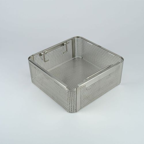 Recipiente de esterilización para instrumental - SS490 series - STERICONT STERILIZASYON VE TIBBI ALETLER TIC. AS - perforado / enrejado / apto para autoclave