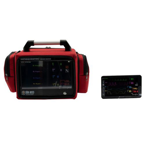 Monitor de paciente portátil - ST/164 - SIM-MOD - de noche / ECG / SpO2