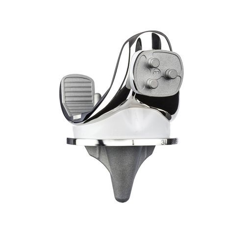 Prótesis de rodilla tricompartimental - ZEN - OHST Medizintechnik - de platillo móvil