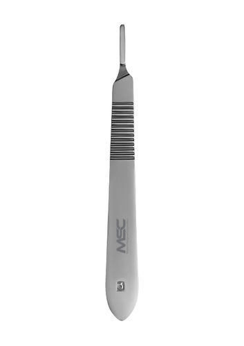Mango de escalpelo con mango metálico - MODERN SURGICAL CORPORATION - con hoja intercambiable
