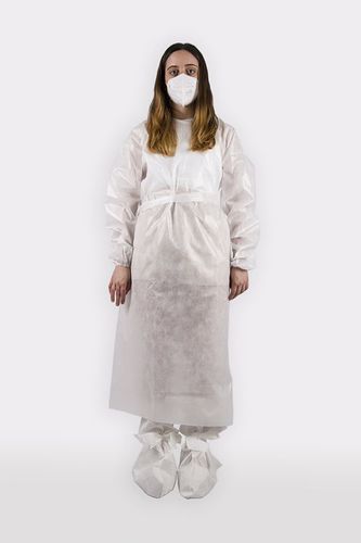 Bata quirúrgica para mujer - UNIFORMIDAD LABORAL BARBERÁ, SL ULB MEDICAL - desechable / transpirable / impermeable