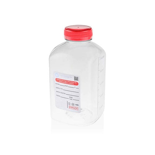Frasco de laboratorio - 3K LABORATUVAR MEDİKAL PLASTİK LTD.ŞTİ. - para dosificación de agua / de PET / graduado