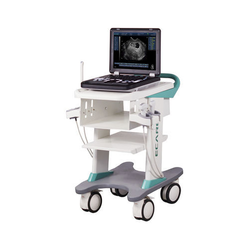 Ecógrafo portátil, con carro - EC50A - E-Care Medical - para ecografía polivalente / blanco y negro / consola integrada