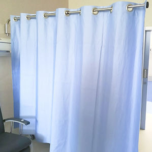 Biombo médico plegable - Technotex Quality Fabrics SLU - montable en pared / 1 panel / de habitación de hospital