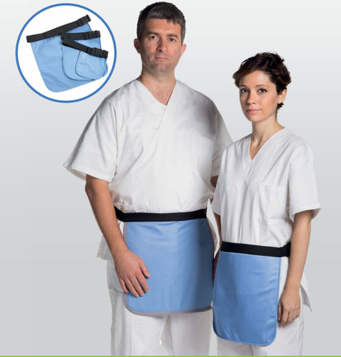 Protección radiológica para gónadas protección delantera - X-Versus - Technotex Quality Fabrics SLU - 0,50 mm