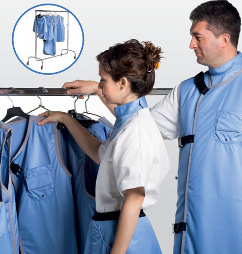Colgador para delantales de protección radiológica portátil - X-Versus - Technotex Quality Fabrics SLU