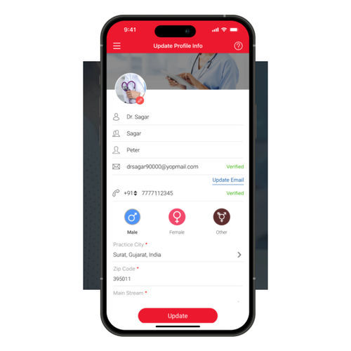 Aplicación para móviles de gestión - Healthray - de monitorización / de planificación / con sistema de seguimiento