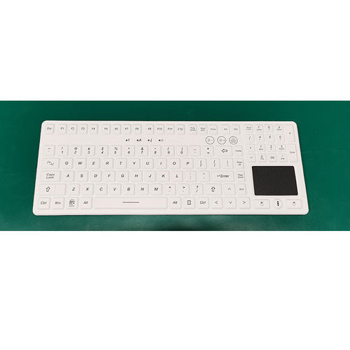 Teclado médico con alfombrilla táctil - G10 - Guangzhou GT-Interaction Technology Co., Ltd - de silicona / USB / antibacterias