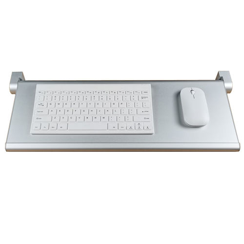 Teclado médico de aluminio - B520-DT - Guangzhou GT-Interaction Technology Co., Ltd - desinfectable / antibacterias / inalámbrico