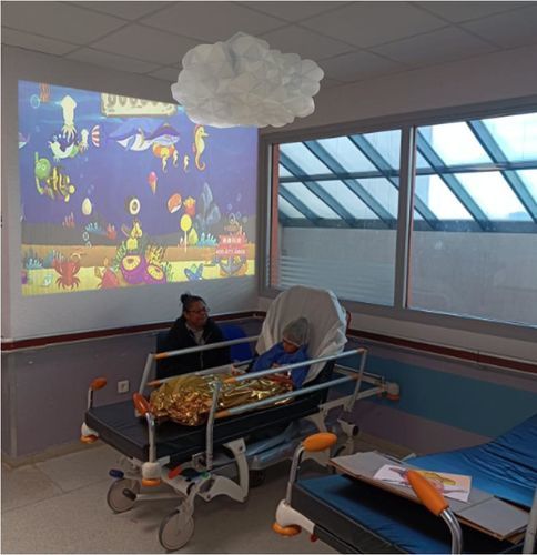 Sistema de rehabilitación virtual - Mon LUMI - pediátrico / con sistema de realidad virtual / con interfaces tangibles y aumentadas