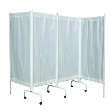 Biombo médico con ruedas - THREE-SHP-4 - Zapovit - 4 paneles / de habitación de hospital