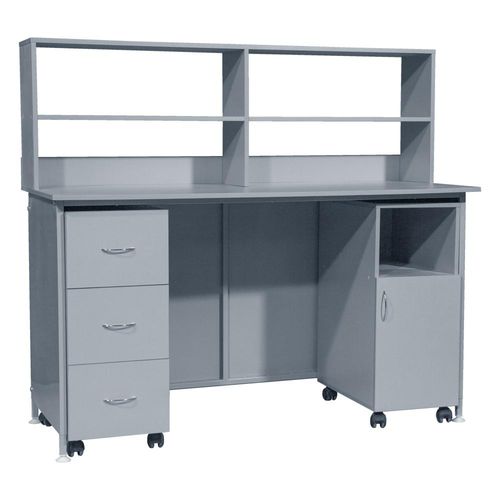 Mesa de laboratorio - SL-001 - Zapovit - rectangular / con cajones / con ruedas