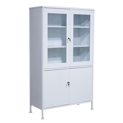 Armario con estante - BL-2S - Zapovit - con puerta / de metal / con 4 puertas