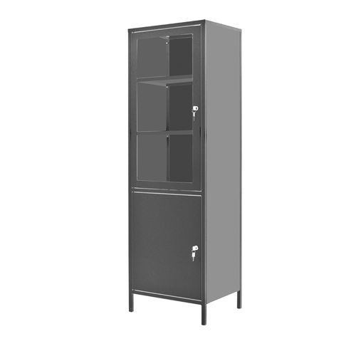 Armario para ordenar - SHM-1C(N) - Zapovit - con estante / con puerta / de metal