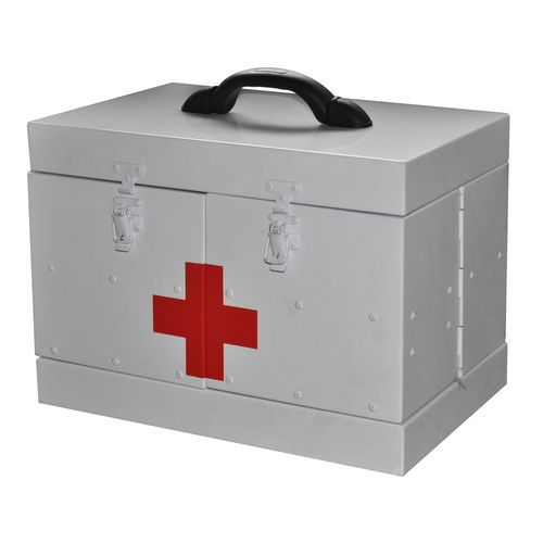 Maletín médico de primeros auxilios - UMSP-01-M  - Zapovit - de aluminio