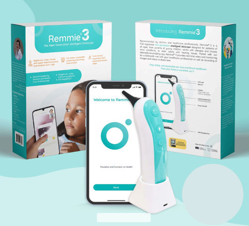Videotoscopio pediátrico - Remmie Inc. - con espéculo