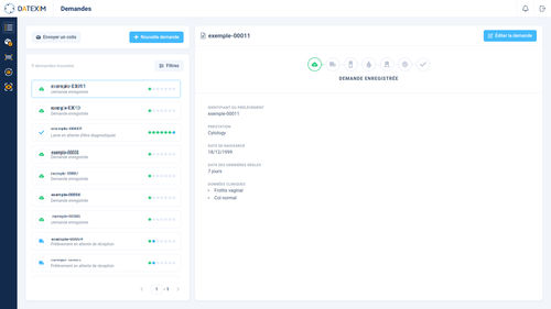 Sistema de gestión de patología - LABFLOW® - DATEXIM - de datos / de diagnóstico / para informes