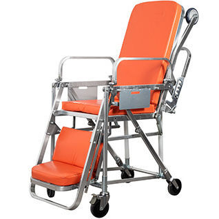 Carro camilla para ambulancias - YC-B6 - Suzhou Tingeer Import and Export Co., Ltd. - manual / de altura variable / con respaldo regulable