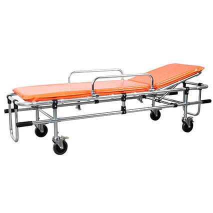 Carro camilla para ambulancias - YC-B3	 - Suzhou Tingeer Import and Export Co., Ltd. - manual / con respaldo regulable / plegable