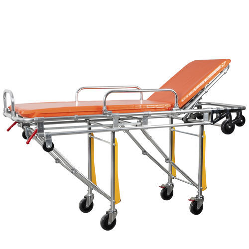 Carro camilla para ambulancias - YC-B2	 - Suzhou Tingeer Import and Export Co., Ltd. - manual / de altura variable / con respaldo regulable