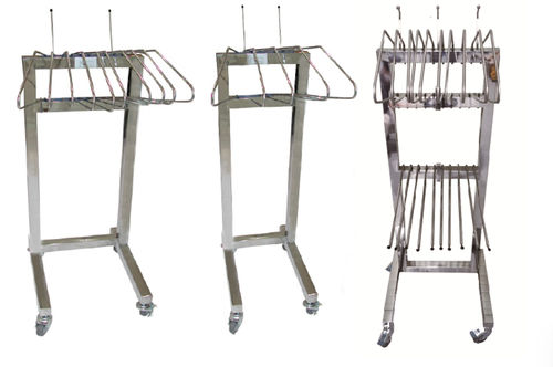 Colgador para delantales de protección radiológica con ruedas - SK-16-6 - Sungkwang Meditech