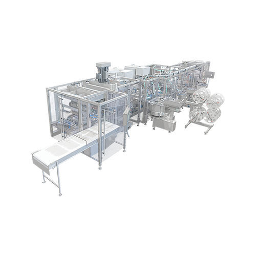 Línea de producción automática - BM 484 - PLÜMAT Maschinenbau Vertriebs-GmbH - para bolsas de sangre