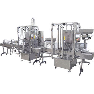 Sistema de llenado y sellado para la industria farmacéutica - RF 220 - PLÜMAT Maschinenbau Vertriebs-GmbH - de botellas / rotativo