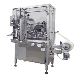 Línea de producción semiautomática - BM 802 - PLÜMAT Maschinenbau Vertriebs-GmbH - para bolsas de sangre